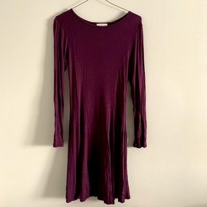 Plum stretchy dress